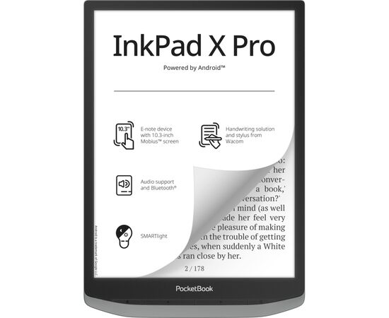 Електронна книга Pocketbook 1040D InkPad X PRO, Mist Grey (PB1040D-M-WW)