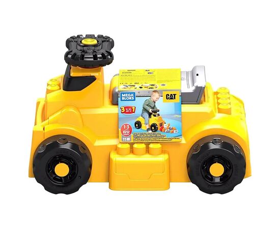 Конструктор Mega Bloks машинка Собираем кубики CAT (HDJ29), изображение 2 Конструктор Mega Bloks машинка Собираем кубики CAT (HDJ29), изображение 2