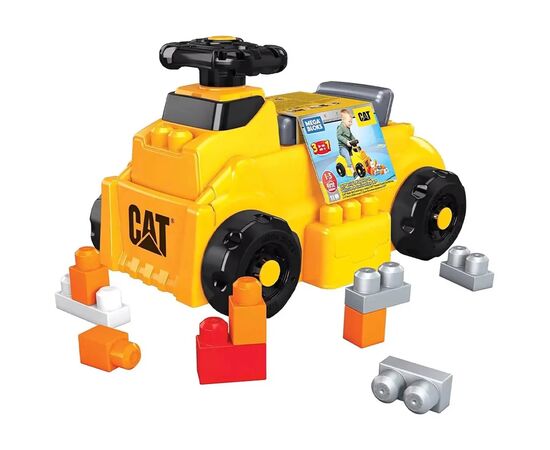 Конструктор Mega Bloks машинка Збираємо кубики CAT (HDJ29)