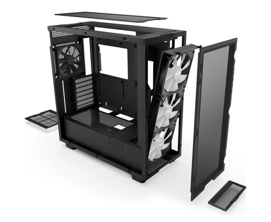 Корпус NZXT H7 Flow RGB 2023 Edition (CM-H71FB-R1), изображение 7