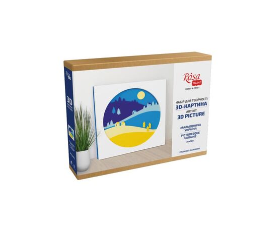 Набор для творчества Rosa Talent Живописная Украина ДВП грунтованное 30х30 см (4823098531555), изображение 2 Набор для творчества Rosa Talent Живописная Украина ДВП грунтованное 30х30 см (4823098531555), изображение 2