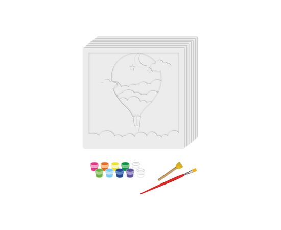 Набор для творчества Rosa Talent 3D-картина 7 слоев Воздушный шар 30х30 см (4823098528982), изображение 2 Набор для творчества Rosa Talent 3D-картина 7 слоев Воздушный шар 30х30 см (4823098528982), изображение 2