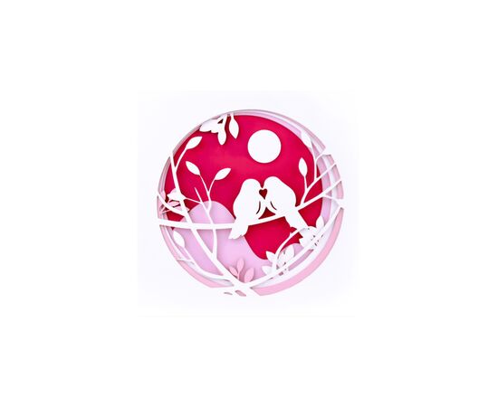 Набор для творчества Rosa Talent 3D-картина 5 слоев Птицы на ветке 30х30 см (4823098528906)