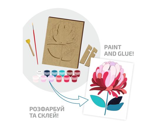 Набор для творчества Rosa Talent Картина 3D Волшебный цветок МДФ, 24,5х18,5 см (4823098540069), изображение 3 Набор для творчества Rosa Talent Картина 3D Волшебный цветок МДФ, 24,5х18,5 см (4823098540069), изображение 3