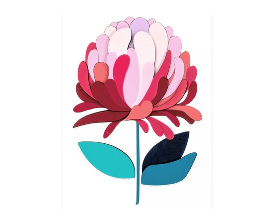 Набор для творчества Rosa Talent Картина 3D Волшебный цветок МДФ, 24,5х18,5 см (4823098540069)