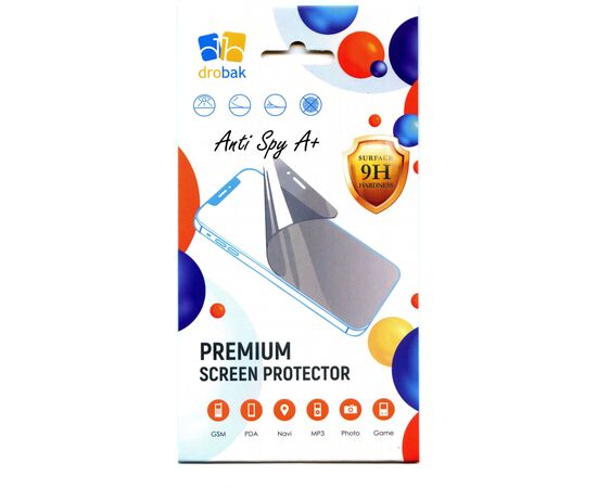 Стекло защитное Drobak Anty Spy Samsung Galaxy A14 (Black) (535339), изображение 2 Стекло защитное Drobak Anty Spy Samsung Galaxy A14 (Black) (535339), изображение 2