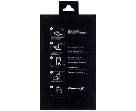 Скло захисне Grand-X Apple iPhone 15 9D black (AIP159D), зображення 3 Скло захисне Grand-X Apple iPhone 15 9D black (AIP159D), зображення 3