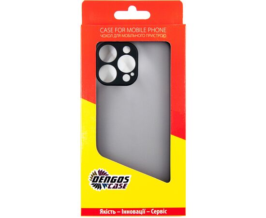Чехол для мобильного телефона Dengos Matte iPhone 15 Pro Max (black) (DG-TPU-MATT-133), изображение 5