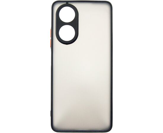Чохол до мобільного телефона Dengos Matte OPPO A58 4G (black) (DG-TPU-MATT-132)