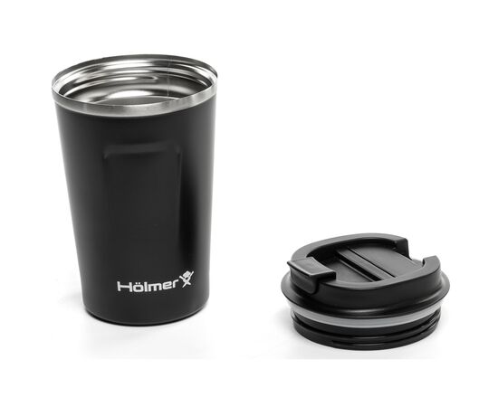 Термочашка Hölmer Compact Чорна (TC-0380-BL Compact), зображення 3 Термочашка Hölmer Compact Чорна (TC-0380-BL Compact), зображення 3