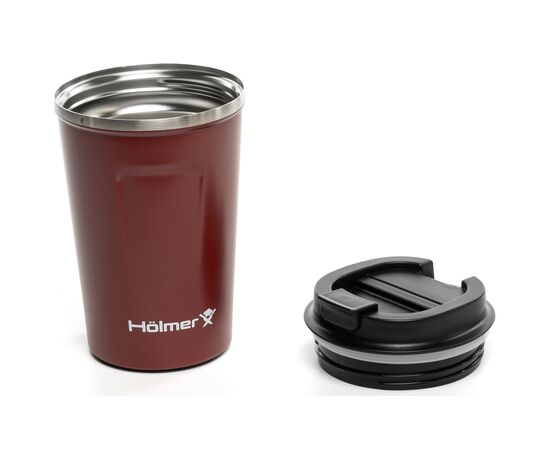 Термочашка Hölmer Compact Брунатна (TC-0380-DR Compact), изображение 4 Термочашка Hölmer Compact Брунатна (TC-0380-DR Compact), изображение 4