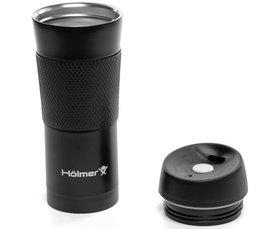 Термочашка Hölmer Energy Чорна (TC-0450-BL Energy), изображение 3 Термочашка Hölmer Energy Чорна (TC-0450-BL Energy), изображение 3