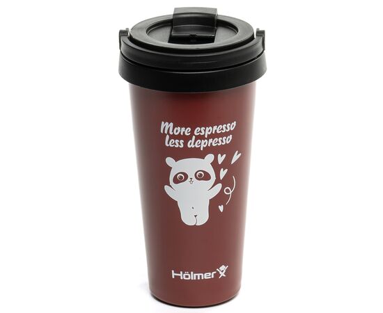 Термочашка Hölmer Coffee Time Брунатна (TC-0500-DR Coffee Time), изображение 2