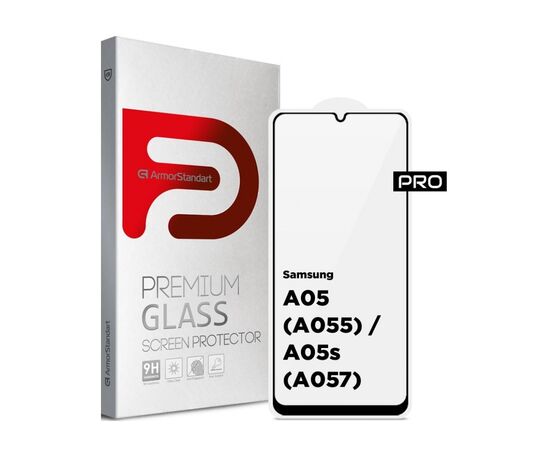 Стекло защитное Armorstandart Pro Samsung A05 (A055) / A05s (A057) Black (ARM71789)