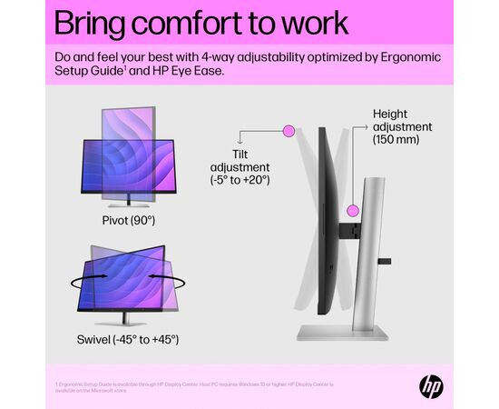 Монитор HP E27q G5 (6N6F2AA), изображение 4 Монитор HP E27q G5 (6N6F2AA), изображение 4