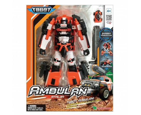 Трансформер Tobot Атлон Тобот Амбулан (301074), изображение 4 Трансформер Tobot Атлон Тобот Амбулан (301074), изображение 4