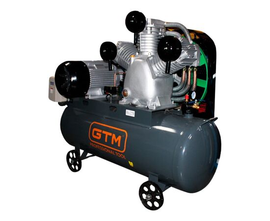 Компрессор GTM 300л, 2800/2000л/мин, 15кВт, 10бар, 380В, 3 цилиндра V-под. (KCJ3120-300L)