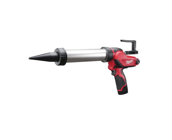 Пистолет для герметика Milwaukee M12 PCG/400A-201B 2Ah (4933441665), изображение 2 Пистолет для герметика Milwaukee M12 PCG/400A-201B 2Ah (4933441665), изображение 2
