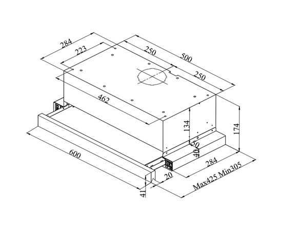 Вытяжка кухонная Beko HNT61310X, изображение 6 Вытяжка кухонная Beko HNT61310X, изображение 6