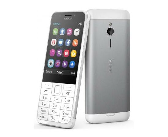 Мобільний телефон Nokia 230 Dual Silver (A00026972), зображення 3 Мобільний телефон Nokia 230 Dual Silver (A00026972), зображення 3