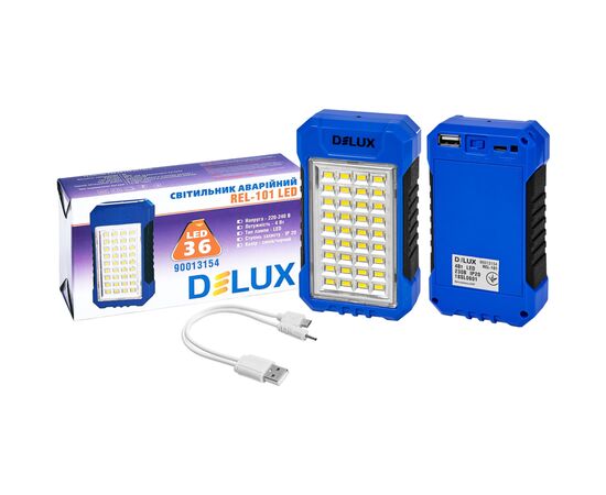 Фонарь Delux REL-101 36 LED 4W (90017676), изображение 5 Фонарь Delux REL-101 36 LED 4W (90017676), изображение 5