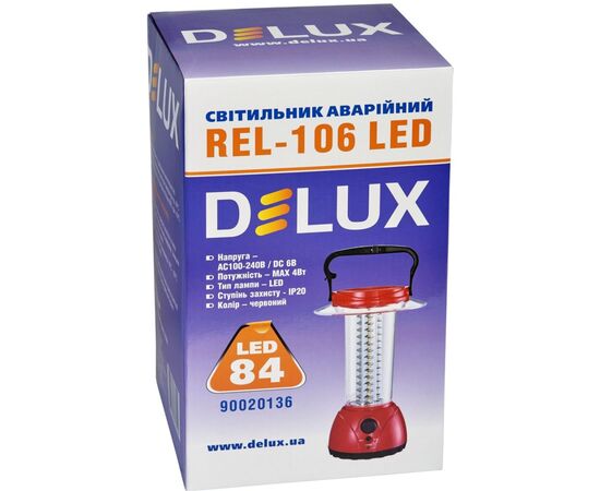 Фонарь Delux REL-106 84 LED 4W (90020136), изображение 3 Фонарь Delux REL-106 84 LED 4W (90020136), изображение 3