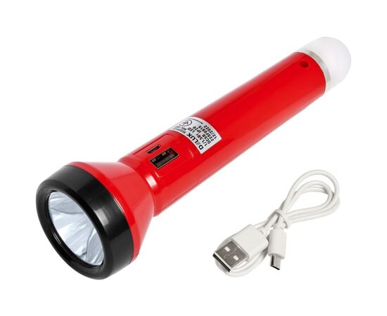 Фонарь Delux REL-107 USB 2.5W 225lm USB 5V 4LED (90020137), изображение 2 Фонарь Delux REL-107 USB 2.5W 225lm USB 5V 4LED (90020137), изображение 2