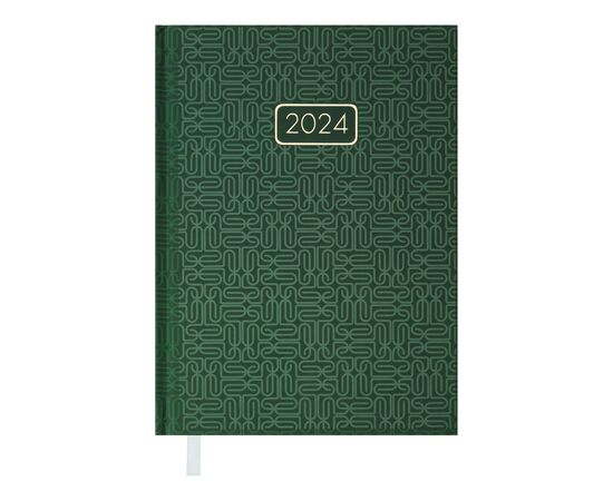 Еженедельник Buromax датированный 2024 VELVET, А5 зеленый (BM.2163-04)