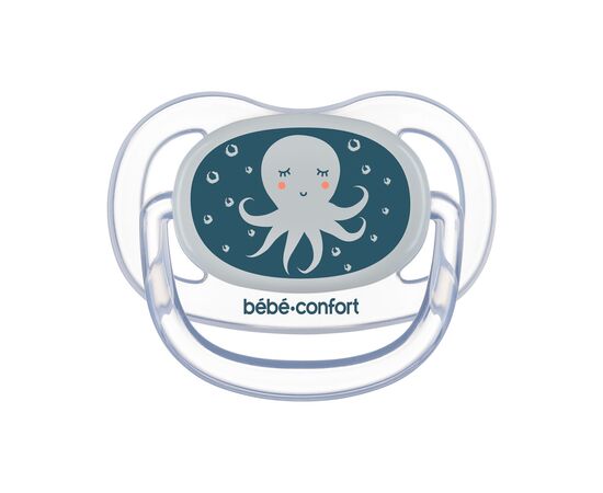 Пустышка Bebe Confort Physio Air, светящийся в темноте, 2 шт, 0/6 мес (Blue Octopus) (3104201940), изображение 3