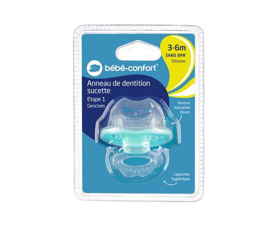 Пустышка Bebe Confort прорезыватель для зубов (Mineral Blue) (3104205200), изображение 2