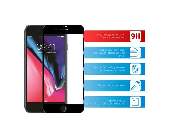 Скло захисне ACCLAB Full Glue Apple iPhone 7/8 Plus (1283126508165), зображення 2 Скло захисне ACCLAB Full Glue Apple iPhone 7/8 Plus (1283126508165), зображення 2