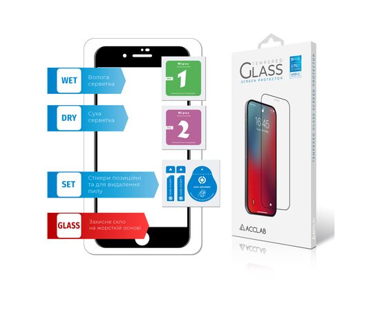 Скло захисне ACCLAB Full Glue Apple iPhone 7/8 Plus (1283126508165), зображення 6 Скло захисне ACCLAB Full Glue Apple iPhone 7/8 Plus (1283126508165), зображення 6