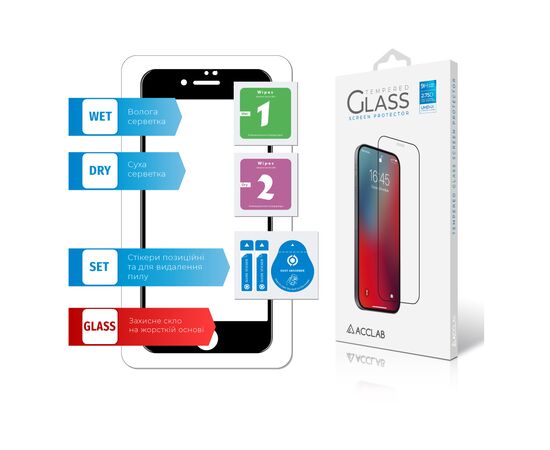 Скло захисне ACCLAB Full Glue Apple iPhone 7/8/SE 2020 (1283126508172), зображення 6 Скло захисне ACCLAB Full Glue Apple iPhone 7/8/SE 2020 (1283126508172), зображення 6