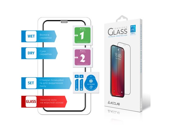 Скло захисне ACCLAB Full Glue Apple iPhone X/XS/11 Pro (1283126508189), зображення 6 Скло захисне ACCLAB Full Glue Apple iPhone X/XS/11 Pro (1283126508189), зображення 6