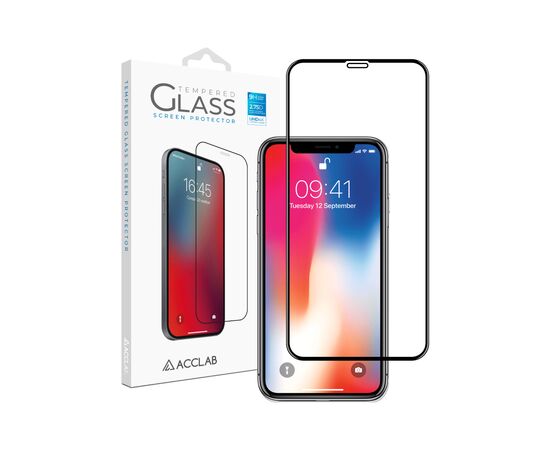 Скло захисне ACCLAB Full Glue Apple iPhone X/XS/11 Pro (1283126508189)