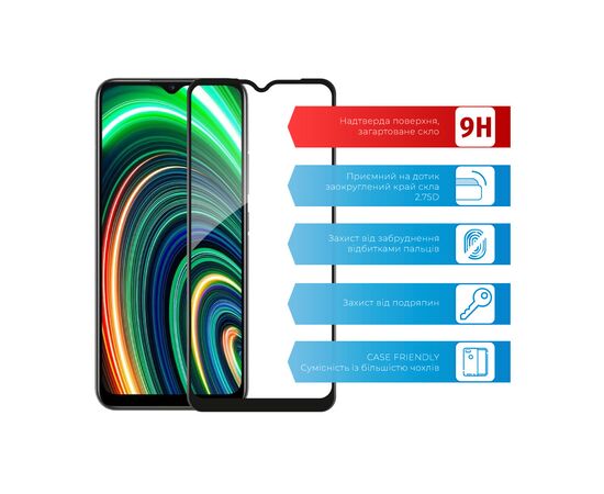 Стекло защитное ACCLAB Full Glue Realme C25Y (1283126542350), изображение 2 Стекло защитное ACCLAB Full Glue Realme C25Y (1283126542350), изображение 2
