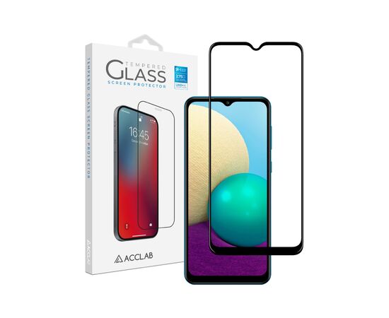 Скло захисне ACCLAB Full Glue Samsung A02 (1283126509605)