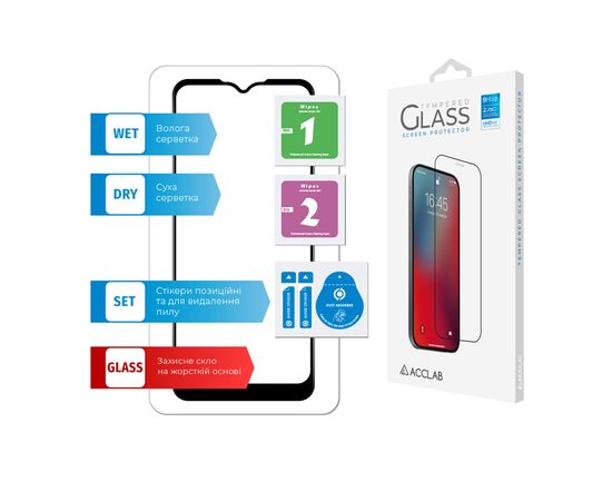 Скло захисне ACCLAB Full Glue Samsung A03S (1283126515330), зображення 6 Скло захисне ACCLAB Full Glue Samsung A03S (1283126515330), зображення 6