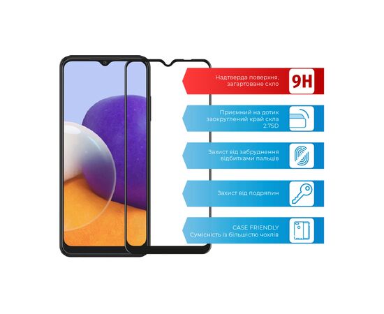 Скло захисне ACCLAB Full Glue Samsung A22 (1283126512551), зображення 2 Скло захисне ACCLAB Full Glue Samsung A22 (1283126512551), зображення 2