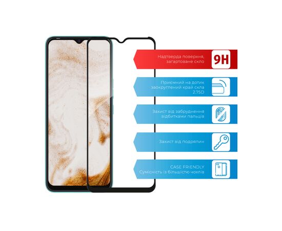 Скло захисне ACCLAB Full Glue Tecno Spark 8 (1283126533075), зображення 4 Скло захисне ACCLAB Full Glue Tecno Spark 8 (1283126533075), зображення 4