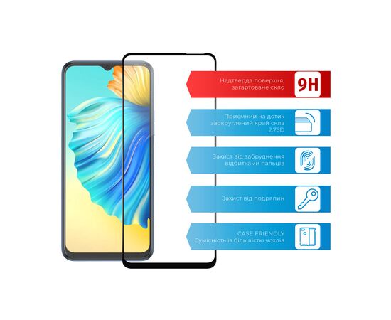 Скло захисне ACCLAB Full Glue Tecno Spark 8p (1283126533136), зображення 3 Скло захисне ACCLAB Full Glue Tecno Spark 8p (1283126533136), зображення 3