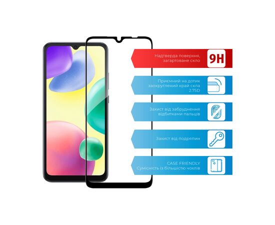 Скло захисне ACCLAB Full Glue Xiaomi Redmi 10A (1283126537783), зображення 3 Скло захисне ACCLAB Full Glue Xiaomi Redmi 10A (1283126537783), зображення 3