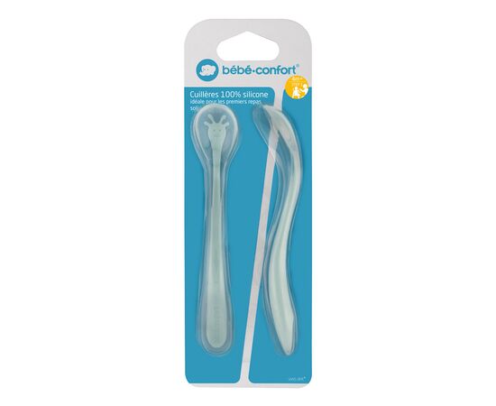 Набор детской посуды Bebe Confort ложечки силиконовые 2 шт (3105204300), изображение 2 Набор детской посуды Bebe Confort ложечки силиконовые 2 шт (3105204300), изображение 2