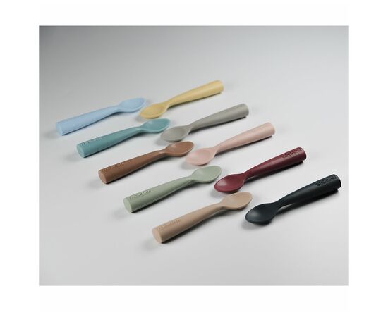 Набор детской посуды MinikOiOi Scooper Ложка силиконовая (Mineral Blue) (101140003), изображение 6 Набор детской посуды MinikOiOi Scooper Ложка силиконовая (Mineral Blue) (101140003), изображение 6