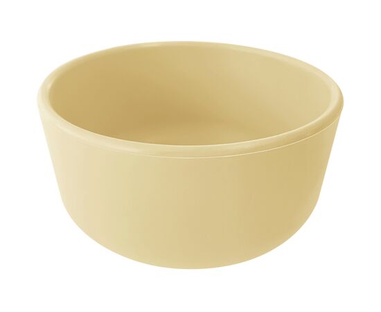 Тарелка детская MinikOiOi Bowl глубокая силиконовая тарелка Mellow Yellow (101080106)