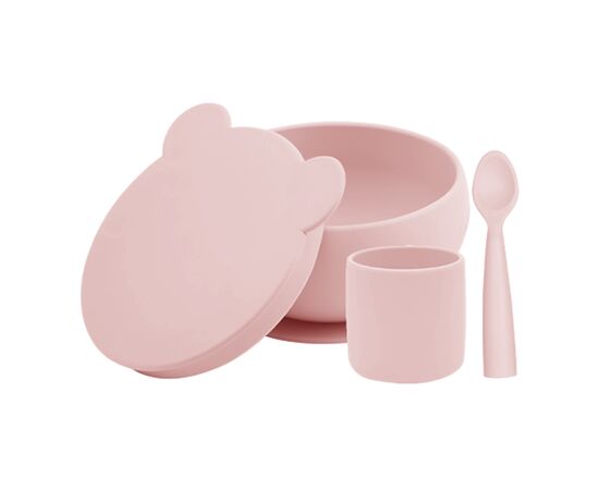 Набір дитячого посуду MinikOiOi BLW Set I - Pinky Pink (101070055)