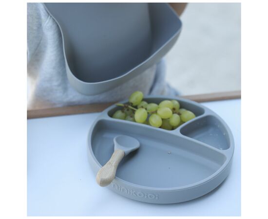 Набор детской посуды MinikOiOi BLW SetII-Bubble Beige (101070023), изображение 5 Набор детской посуды MinikOiOi BLW SetII-Bubble Beige (101070023), изображение 5