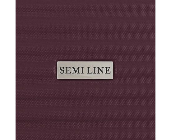 Валіза Semi Line Ребриста 1 18" S Бордова (T5574-1), зображення 9 Валіза Semi Line Ребриста 1 18" S Бордова (T5574-1), зображення 9