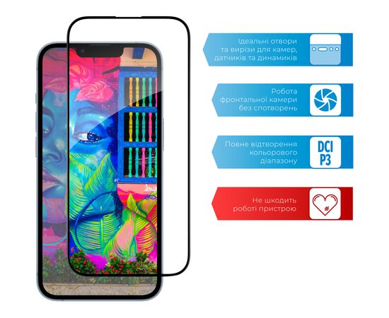 Скло захисне ACCLAB Full Glue Apple iPhone 14 (1283126541957), зображення 4 Скло захисне ACCLAB Full Glue Apple iPhone 14 (1283126541957), зображення 4