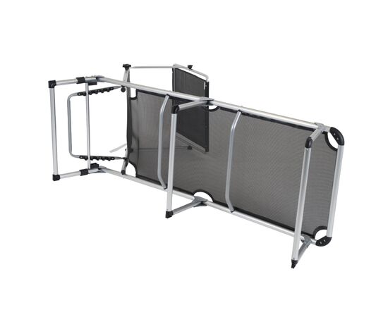 Раскладушка Bo-Camp Sun Lounger With Sunscreen 5 Positions Чорна (1304460), изображение 6 Раскладушка Bo-Camp Sun Lounger With Sunscreen 5 Positions Чорна (1304460), изображение 6